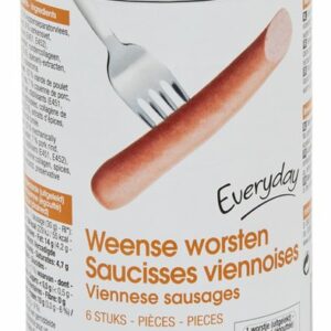 Saucisses viennoises EVERYDAY 6 pièces 400 g