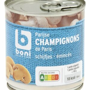 Champignons de Paris émincés BONI 390 g